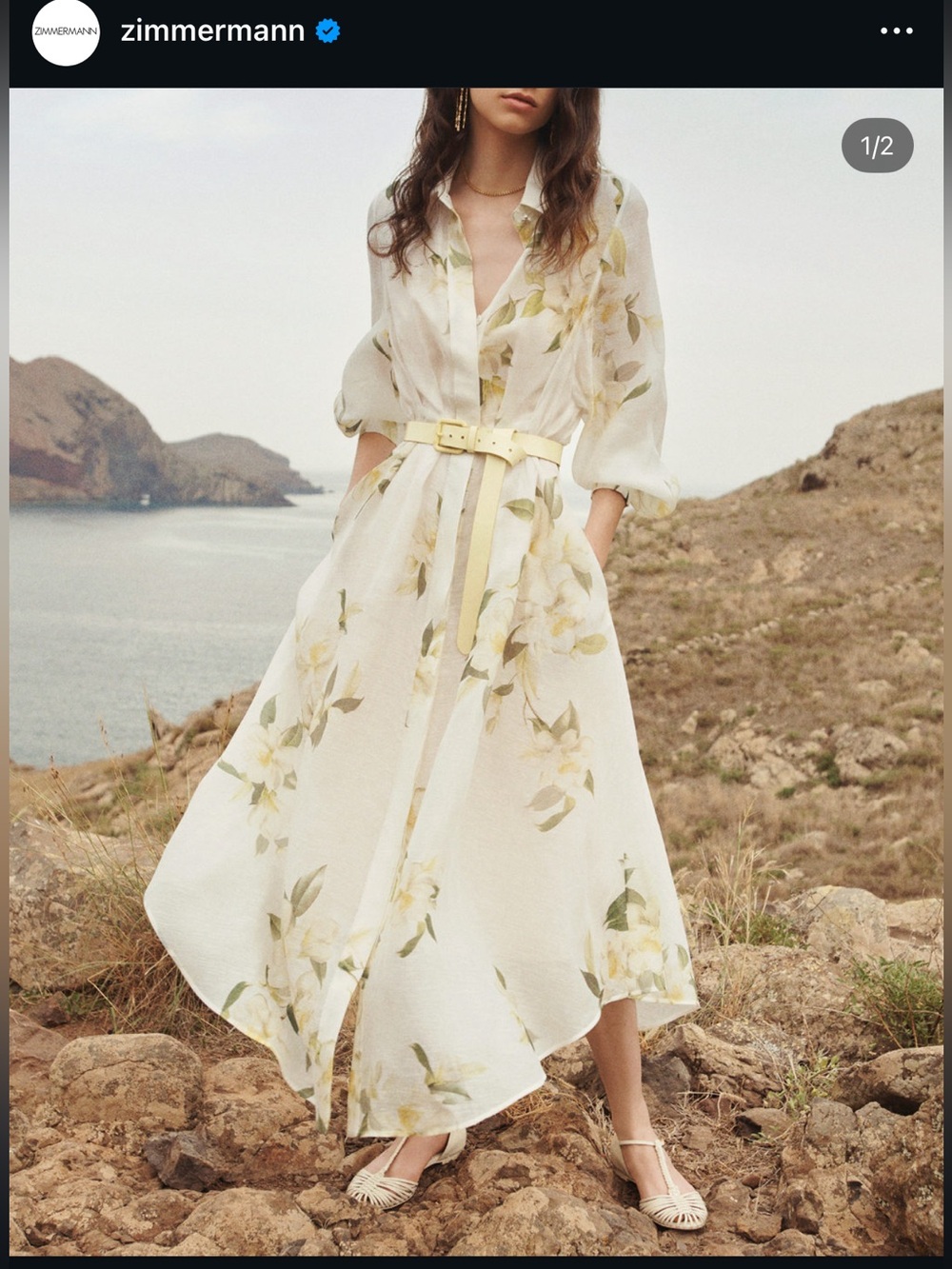 Zimmermann Harmony Shirt Dress - NWT - AU1/US6